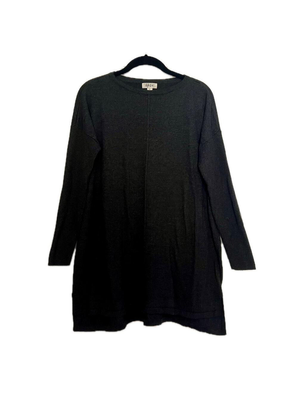 Women’s Dark Gray Tunic Sweater Size Small Style & Co